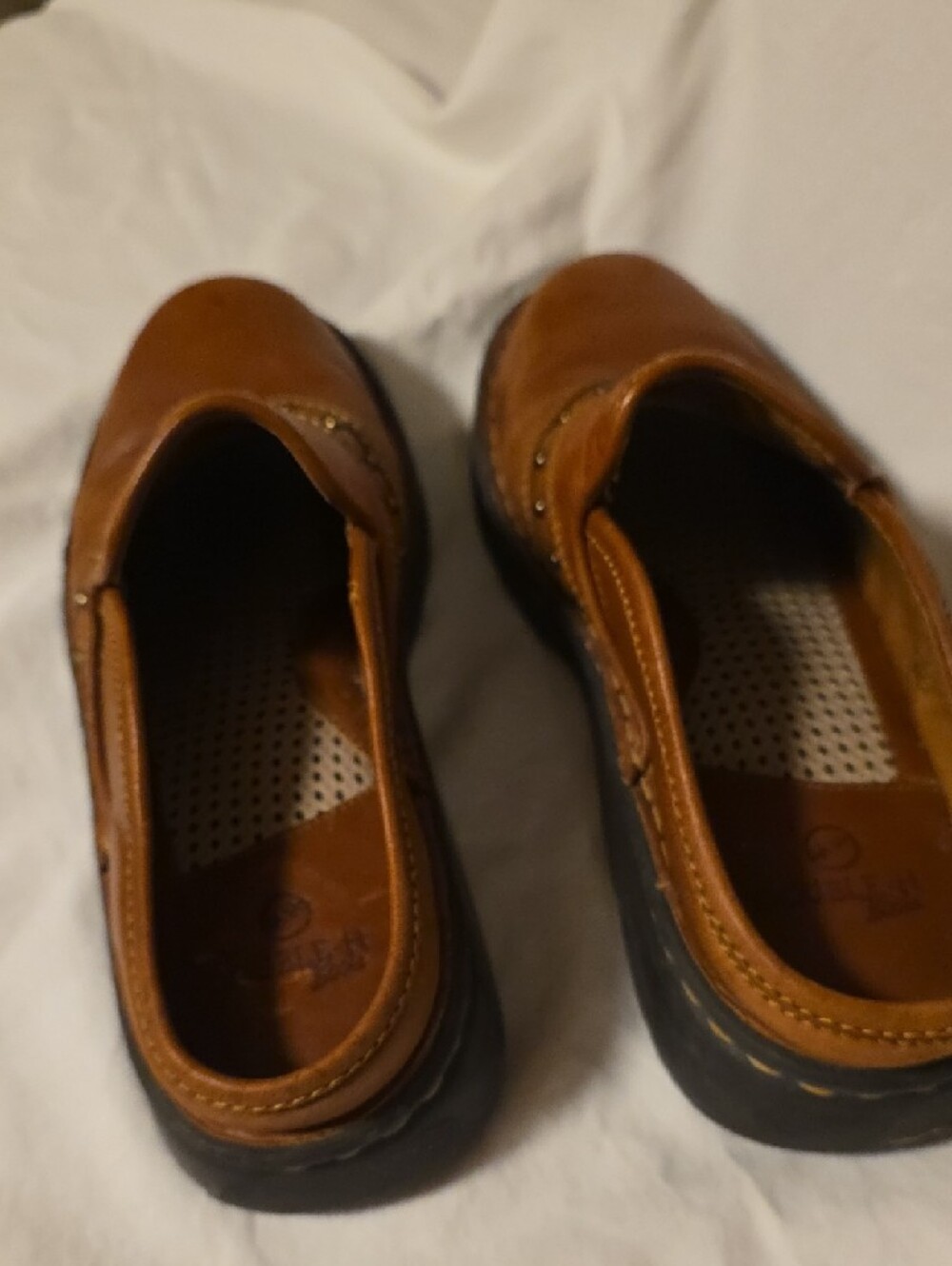 Double H Brown Leather Ankle Booties with Star Medallion - Picture 7 of 7